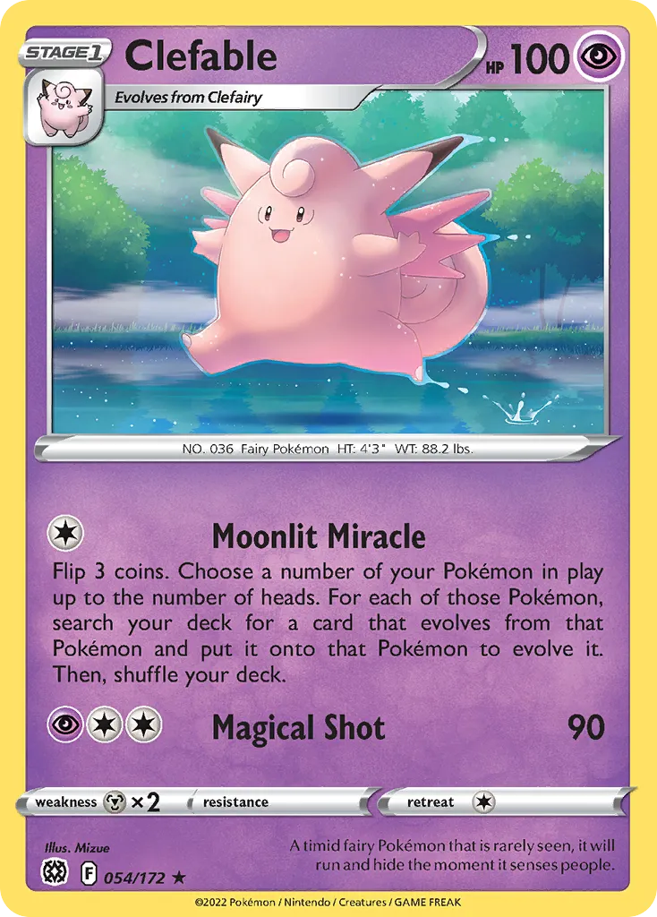 Clefable — SWSH09: Brilliant Stars — Pokémon