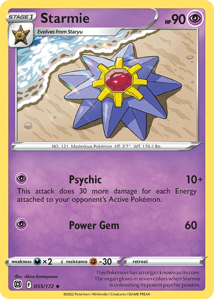 Starmie — SWSH09: Brilliant Stars — Pokemon