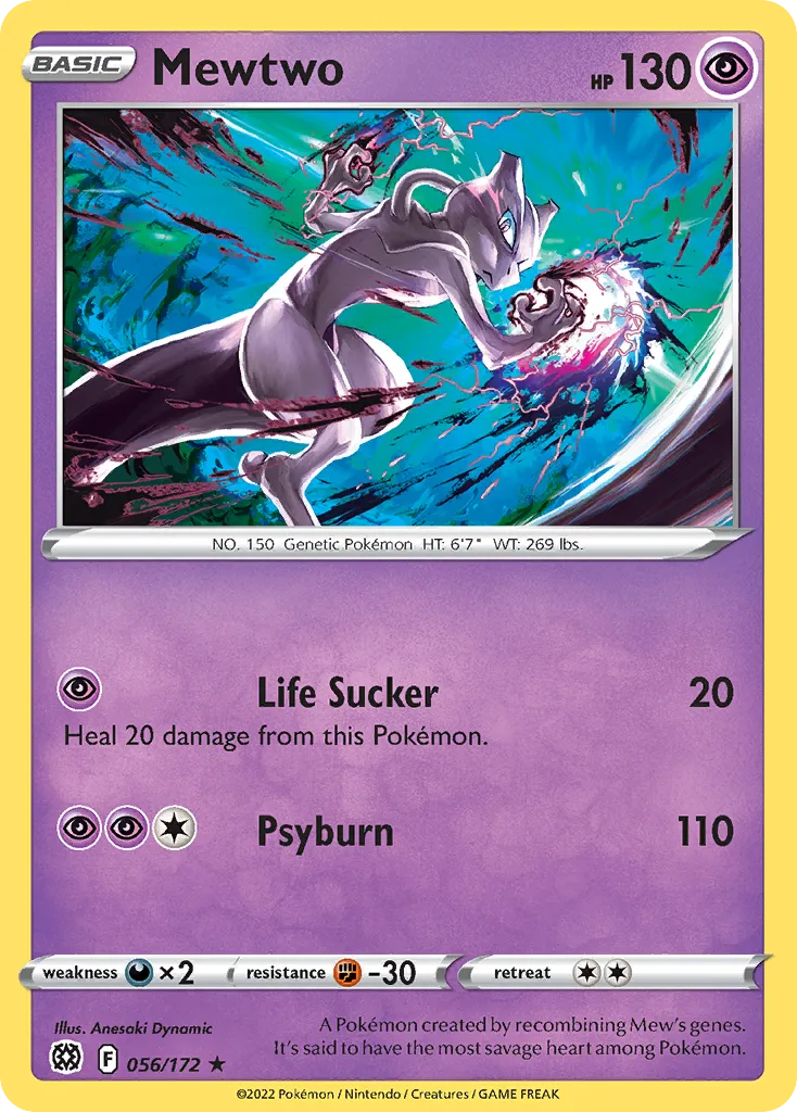 Mewtwo — SWSH09: Brilliant Stars — Pokémon