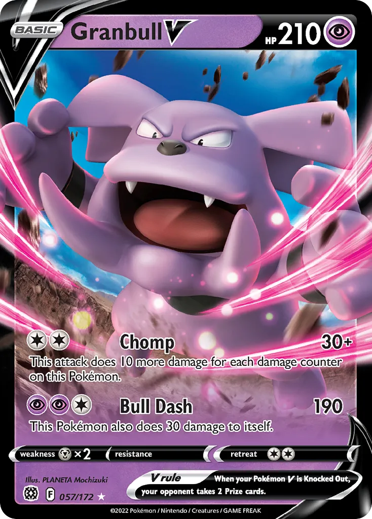 Granbull V — SWSH09: Brilliant Stars — Pokémon