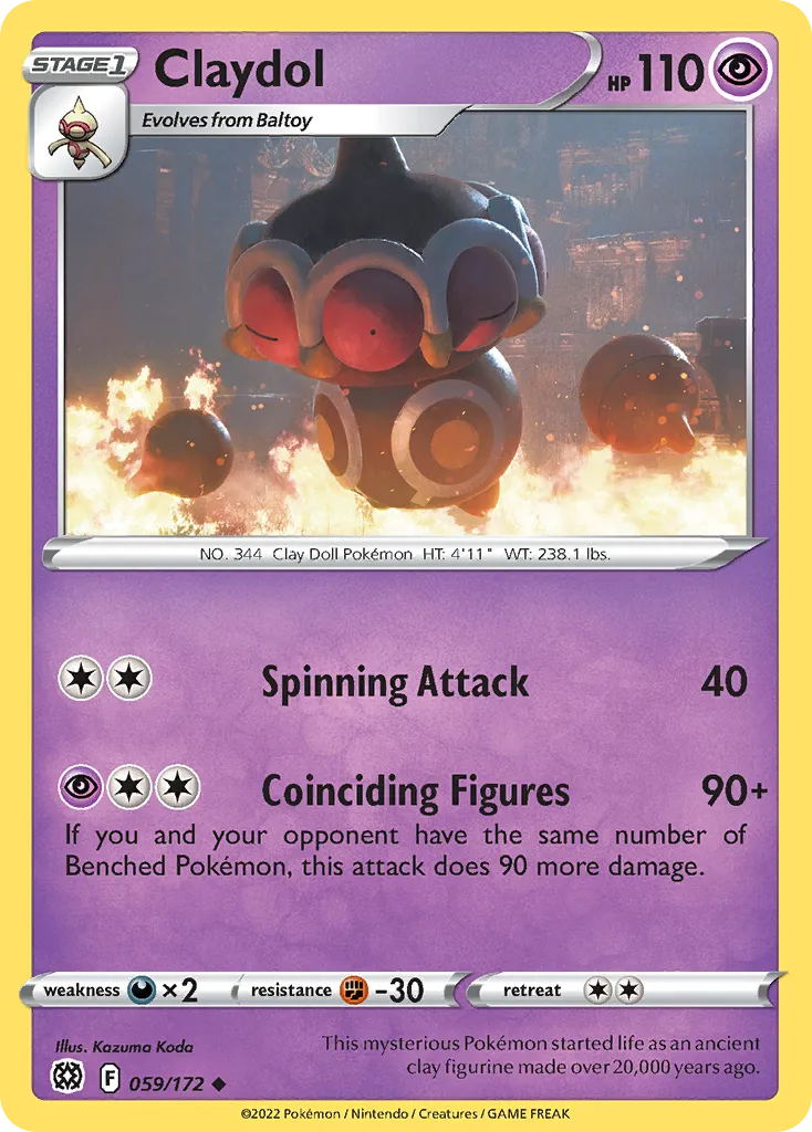 Claydol — SWSH09: Brilliant Stars — Pokemon