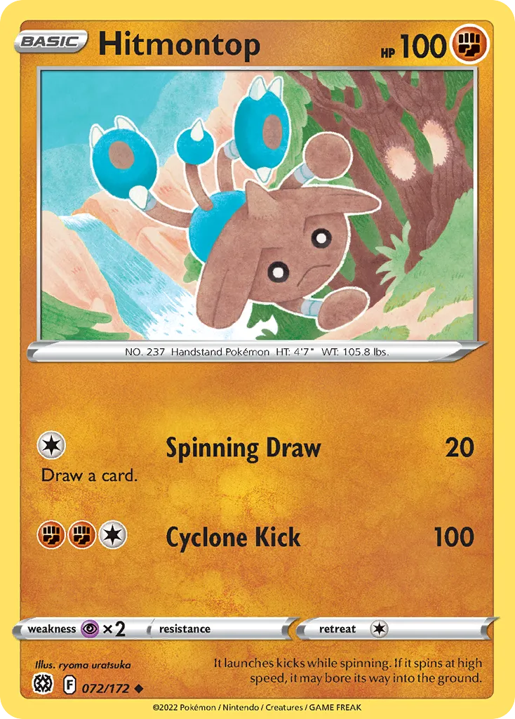 Hitmontop — SWSH09: Brilliant Stars — Pokemon
