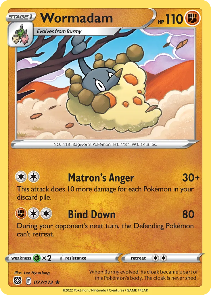 Wormadam — SWSH09: Brilliant Stars — Pokemon