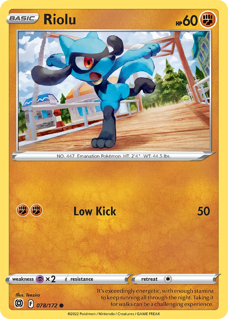 Riolu — SWSH09: Brilliant Stars — Pokemon