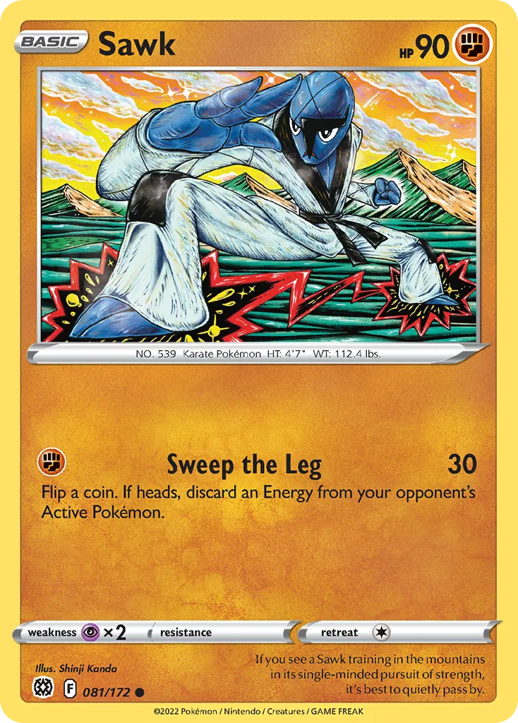Sawk — SWSH09: Brilliant Stars — Pokemon