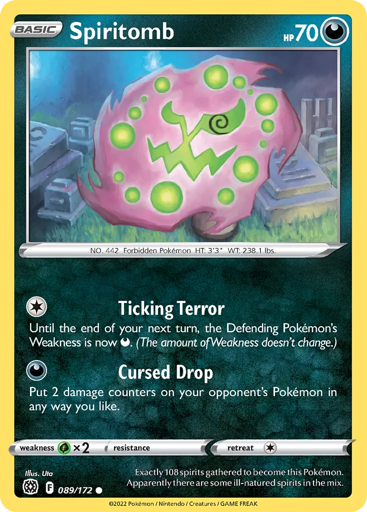 Spiritomb — SWSH09: Brilliant Stars — Pokemon