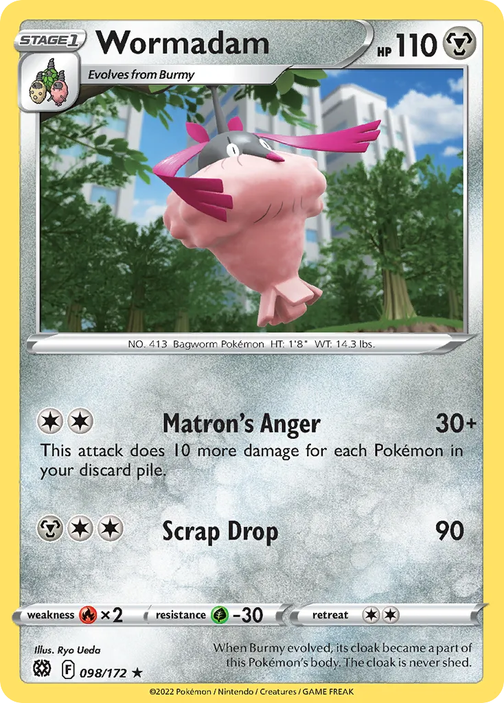 Wormadam — SWSH09: Brilliant Stars — Pokémon
