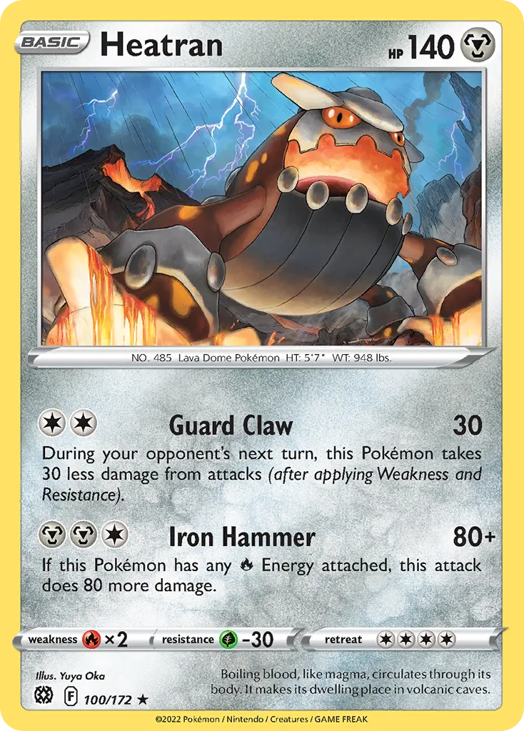 Heatran — SWSH09: Brilliant Stars — Pokémon