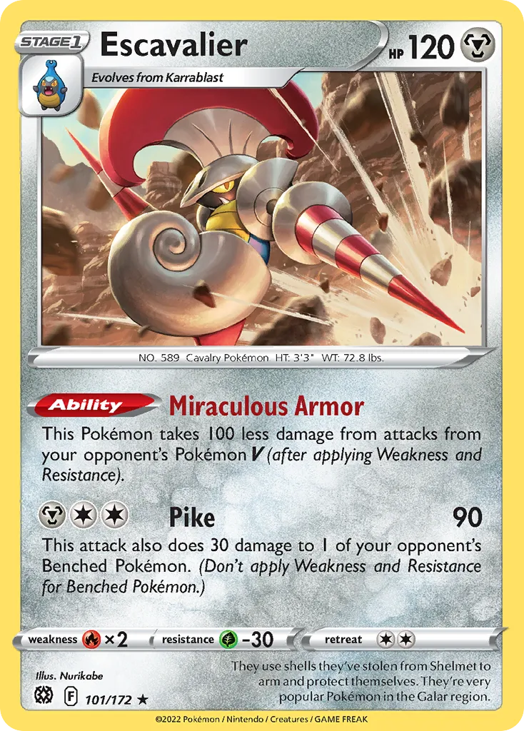 Escavalier — SWSH09: Brilliant Stars — Pokémon