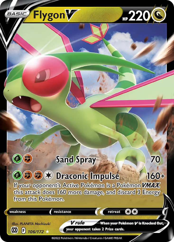 Flygon V — SWSH09: Brilliant Stars — Pokémon