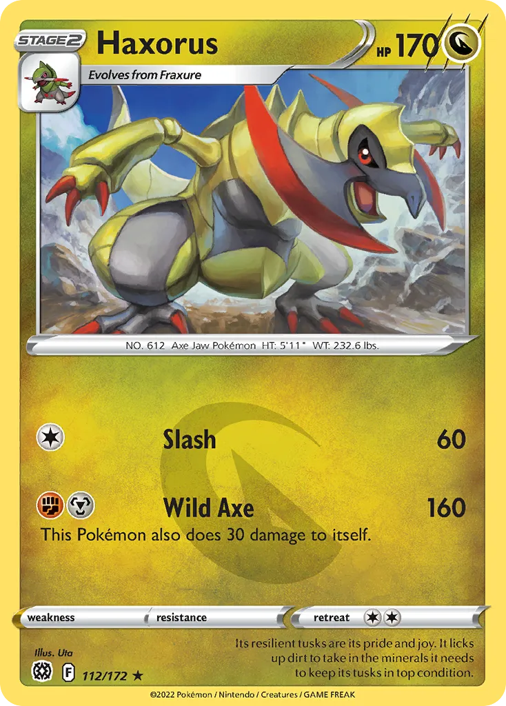 Haxorus — SWSH09: Brilliant Stars — Pokemon