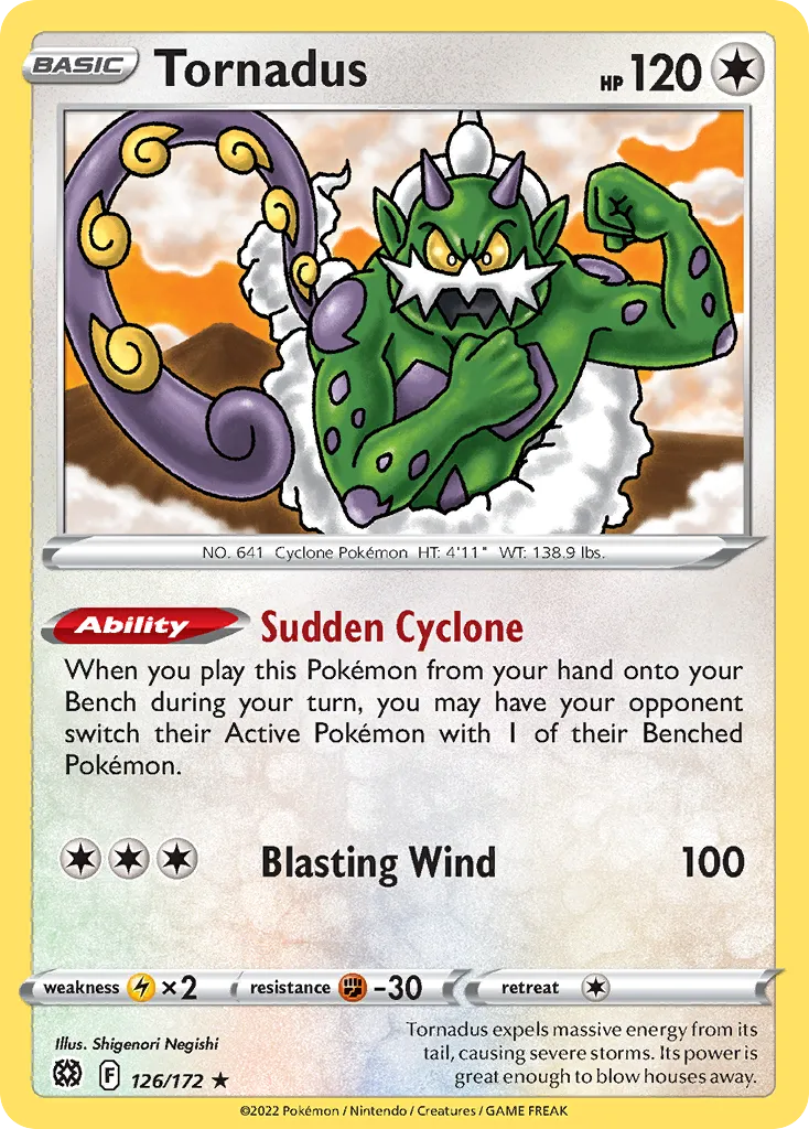 Tornadus — SWSH09: Brilliant Stars — Pokémon