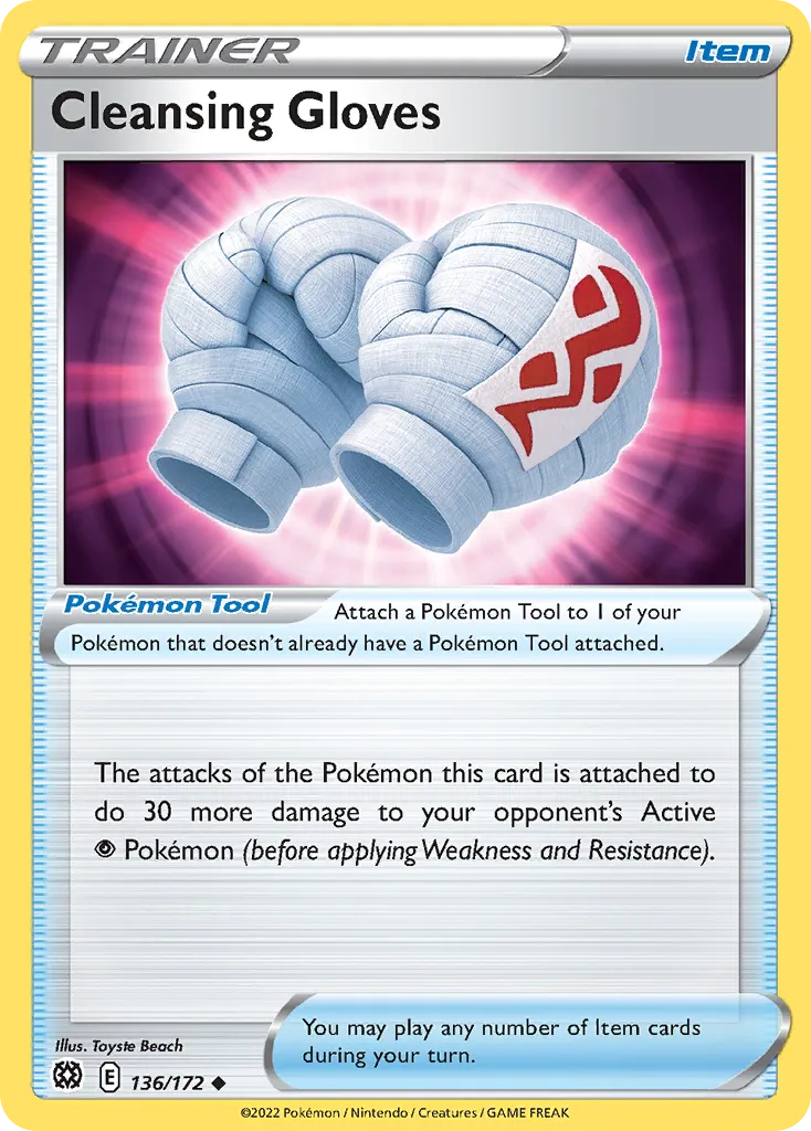 Cleansing Gloves — SWSH09: Brilliant Stars — Pokémon
