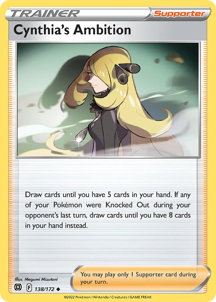 Ambition de Cynthia — SWSH09: Brilliant Stars — Pokémon
