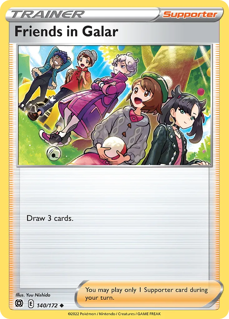 Friends in Galar from SWSH09: Brilliant Stars - Pokemon