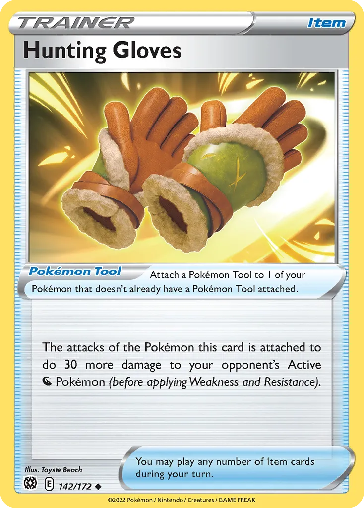 Gants de Chasse — SWSH09: Brilliant Stars — Pokémon