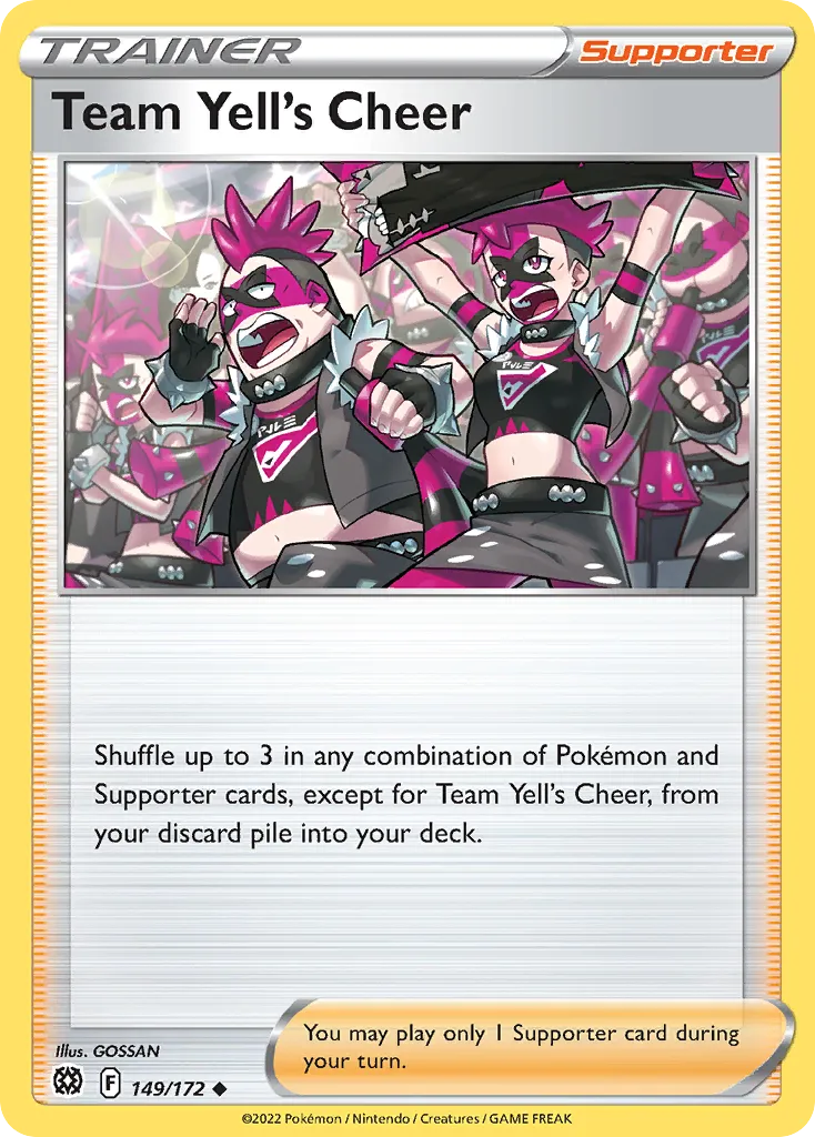 Encouragement de la Team Yell — SWSH09: Brilliant Stars — Pokémon