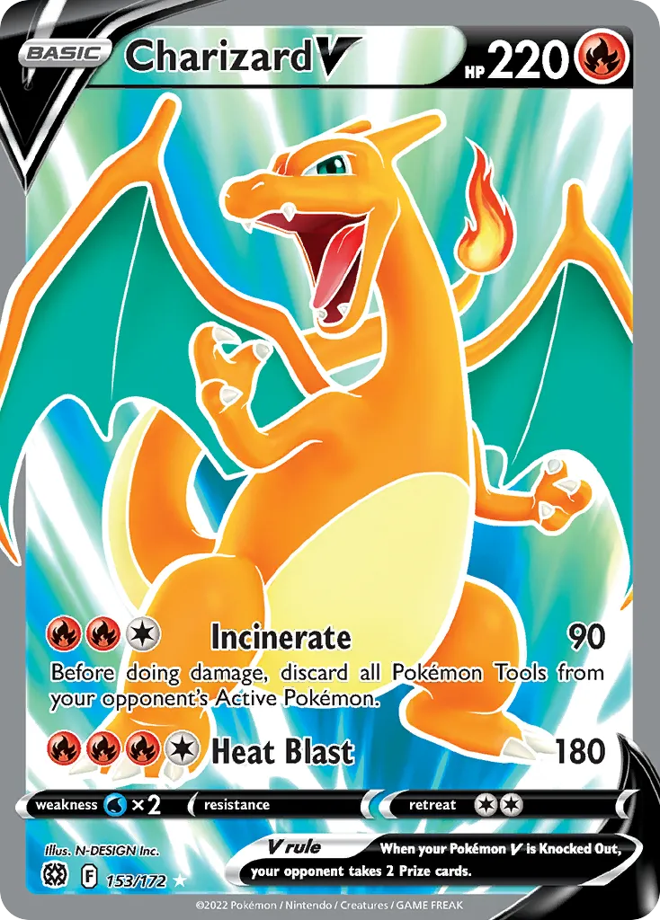 Charizard V — SWSH09: Brilliant Stars — Pokémon