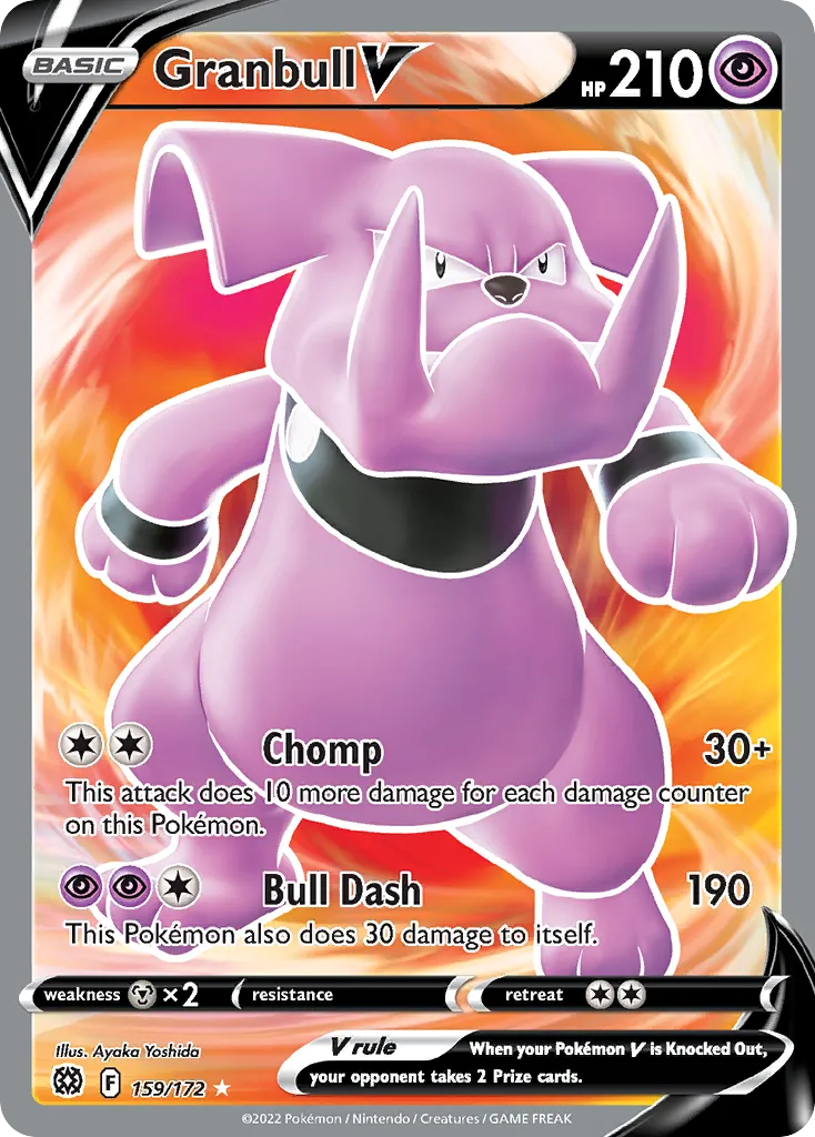 Granbull V — SWSH09: Brilliant Stars — Pokémon