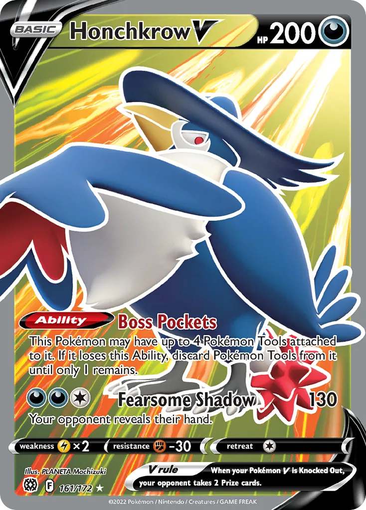Honchkrow V — SWSH09: Brilliant Stars — Pokémon