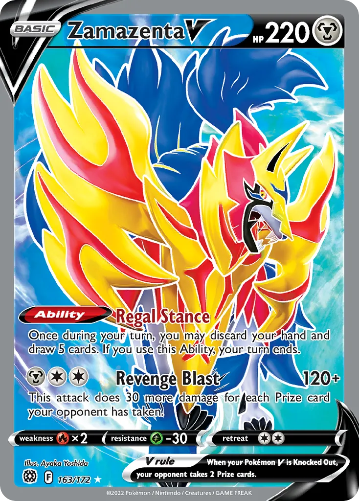 Zamazenta V — SWSH09: Brilliant Stars — Pokemon