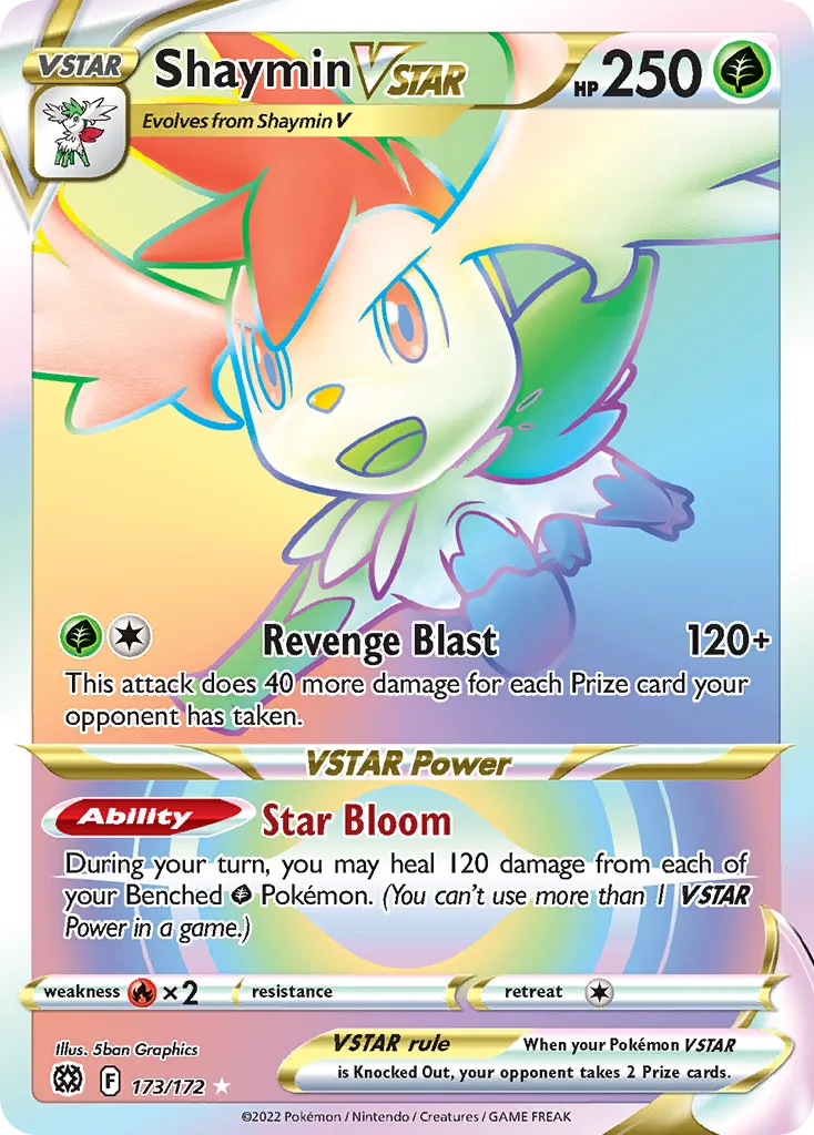 Shaymin VSTAR — SWSH09: Brilliant Stars — Pokemon