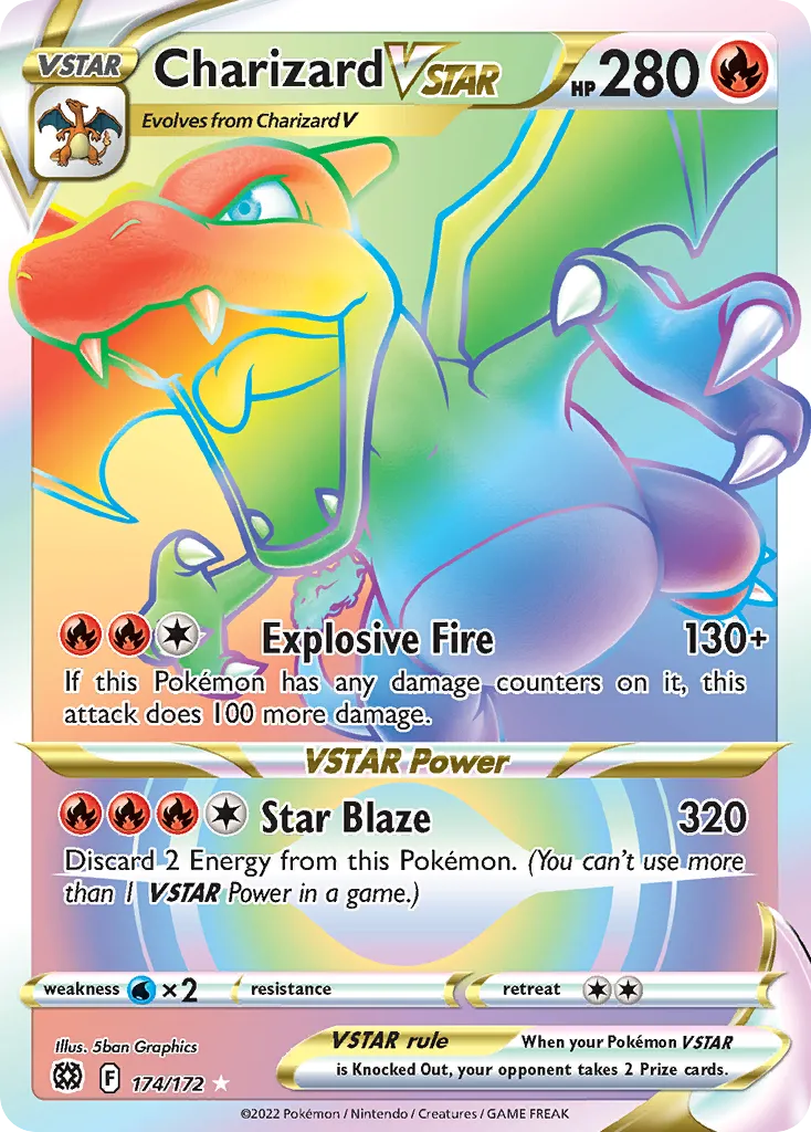 Charizard VSTAR — SWSH09: Brilliant Stars — Pokémon