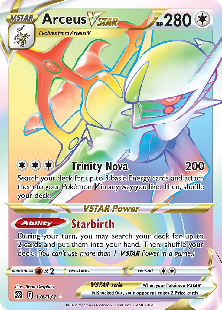 Arceus VSTAR — SWSH09: Brilliant Stars — Pokémon