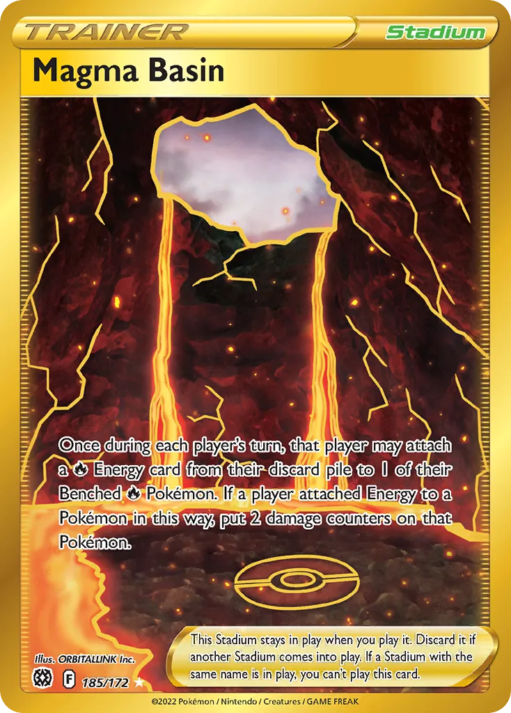 Magma Basin — SWSH09: Brilliant Stars — Pokémon