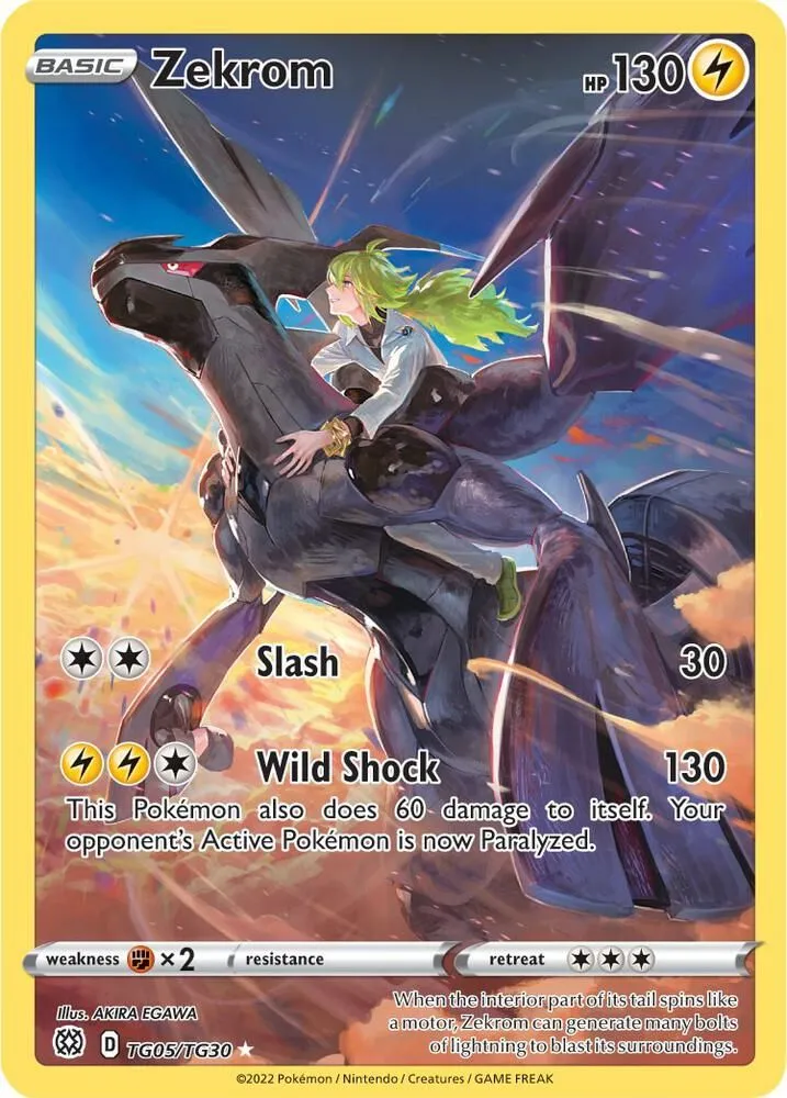 Zekrom — SWSH09: Brilliant Stars Trainer Gallery — Pokemon