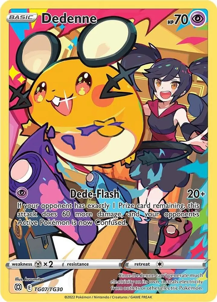 Dedenne from SWSH09: Brilliant Stars Trainer Gallery - Pokemon
