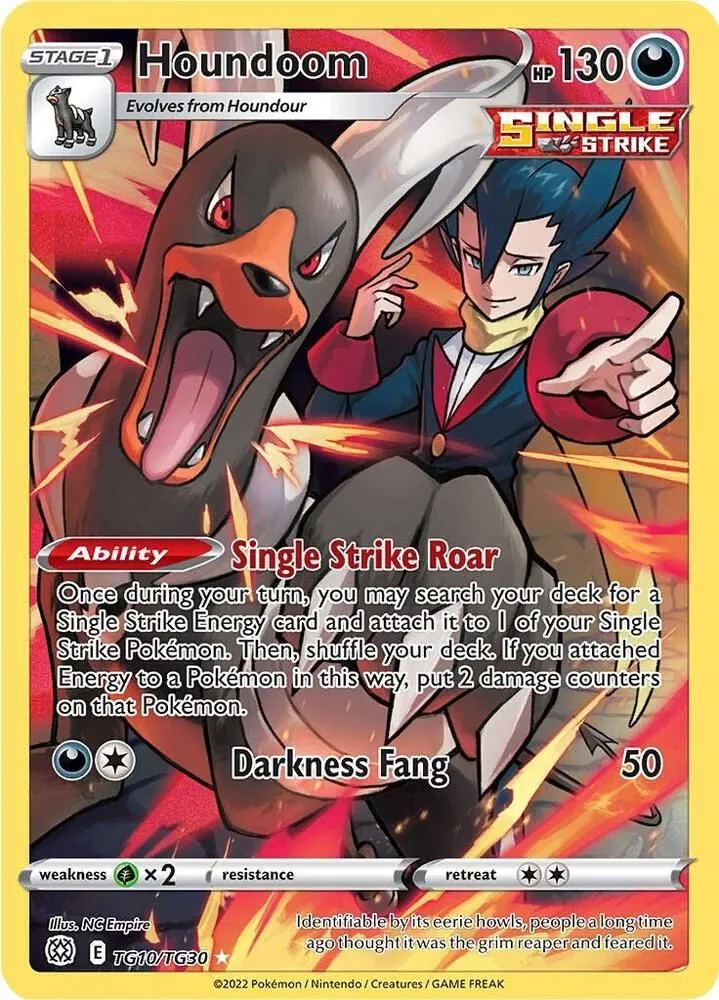 Houndoom from SWSH09: Brilliant Stars Trainer Gallery - Pokemon
