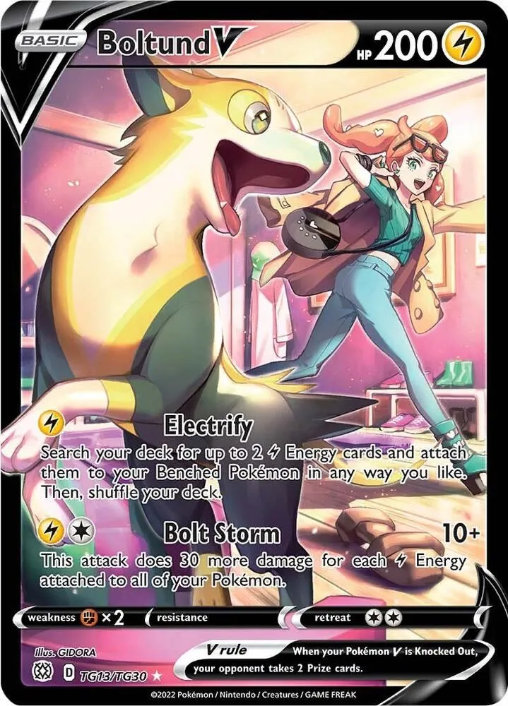 Boltund V — SWSH09: Brilliant Stars Trainer Gallery — Pokemon