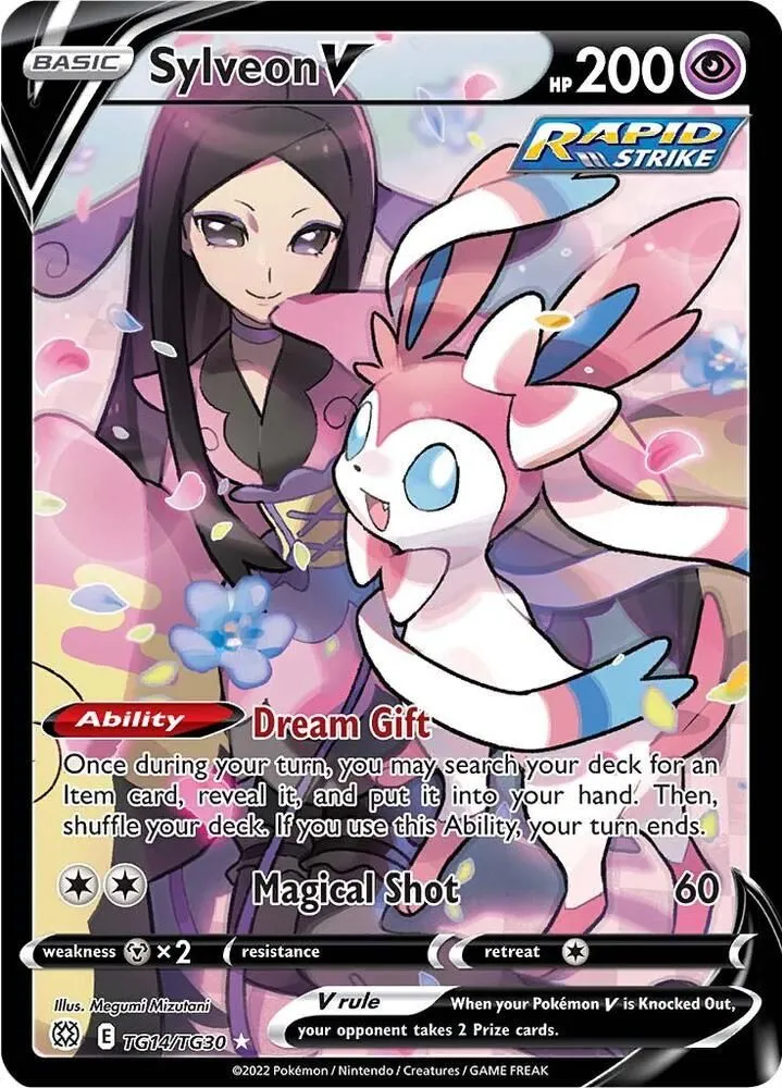 Sylveon V — SWSH09: Brilliant Stars Trainer Gallery — Pokémon