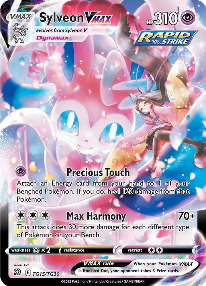Sylveon VMAX — SWSH09: Brilliant Stars Trainer Gallery — Pokemon