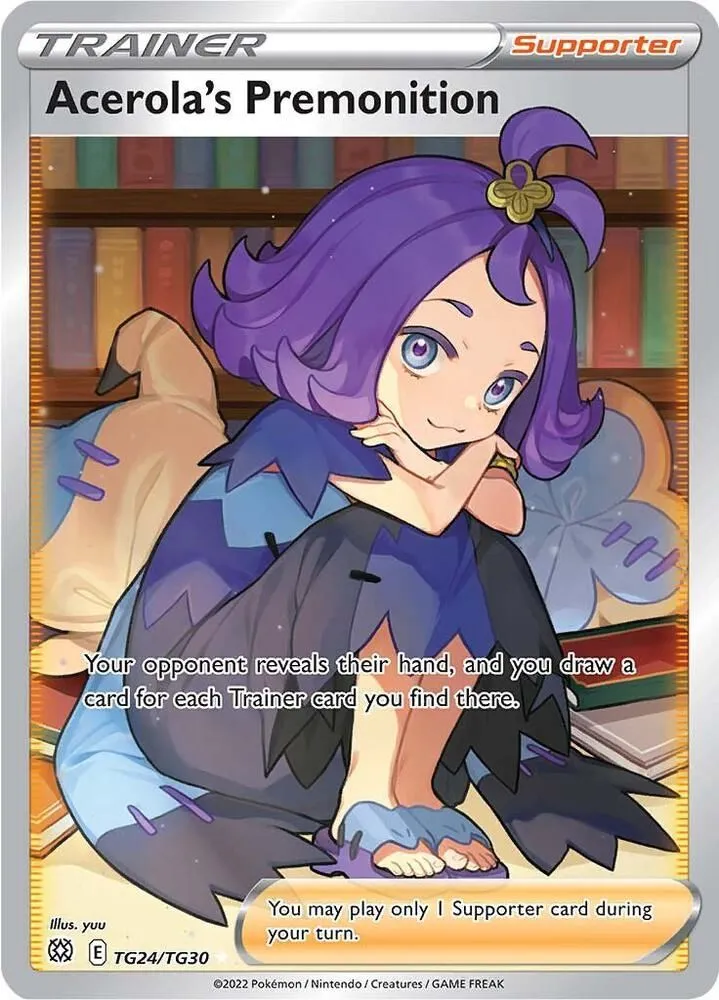 Acerola's Premonition — SWSH09: Brilliant Stars Trainer Gallery — Pokémon