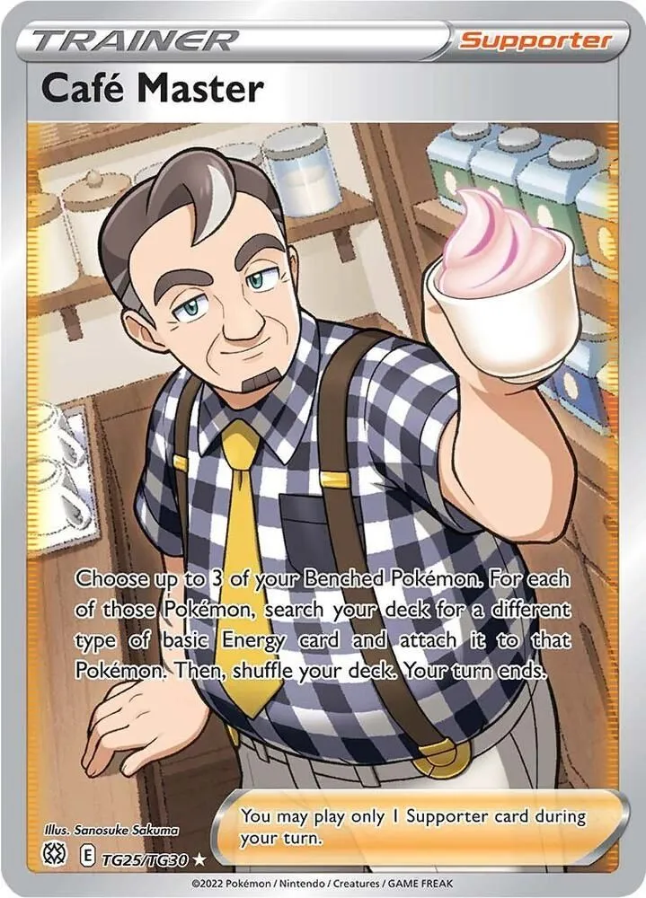 Cafe Master — SWSH09: Brilliant Stars Trainer Gallery — Pokémon