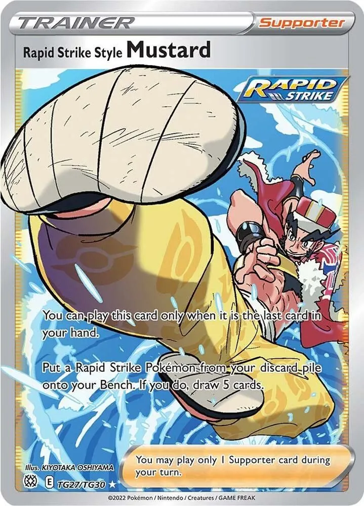 Rapid Strike Style Mustard — SWSH09: Brilliant Stars Trainer Gallery — Pokémon