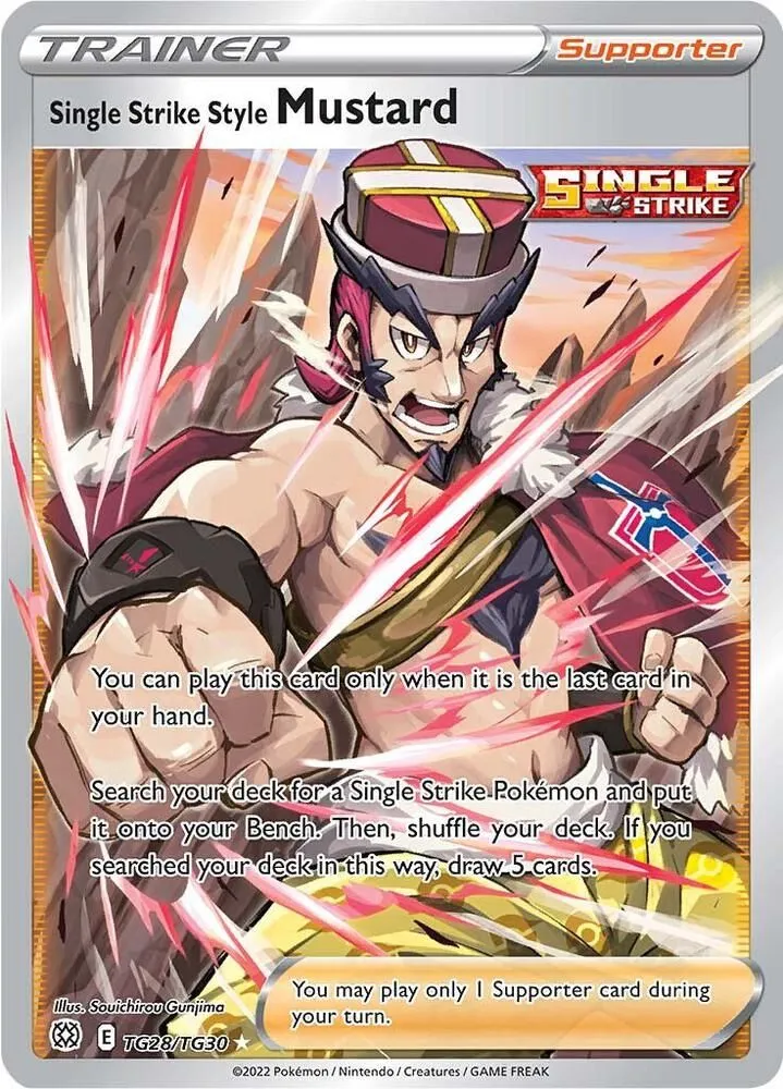 Single Strike Style Mustard — SWSH09: Brilliant Stars Trainer Gallery — Pokémon