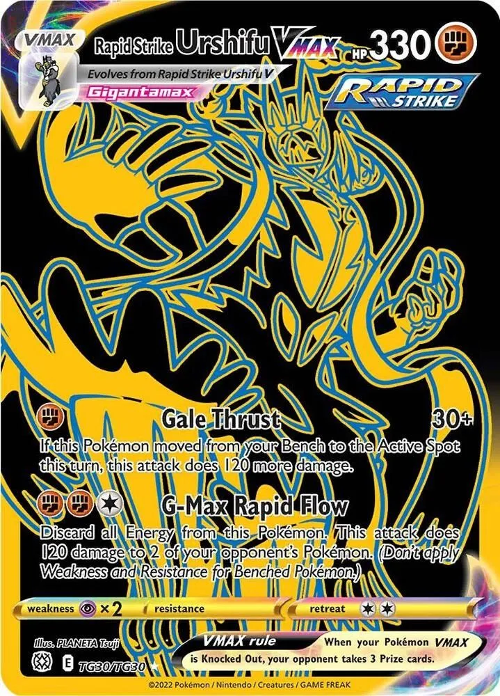 Rapid Strike Urshifu VMAX — SWSH09: Brilliant Stars Trainer Gallery — Pokemon