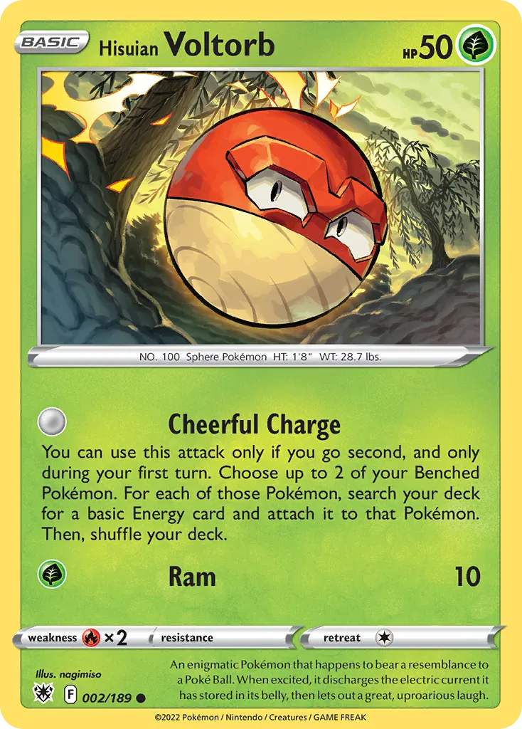 Hisuian Voltorb — SWSH10: Astral Radiance — Pokémon