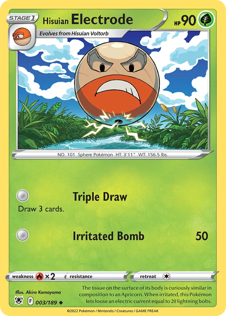 Hisuian Electrode — SWSH10: Astral Radiance — Pokémon