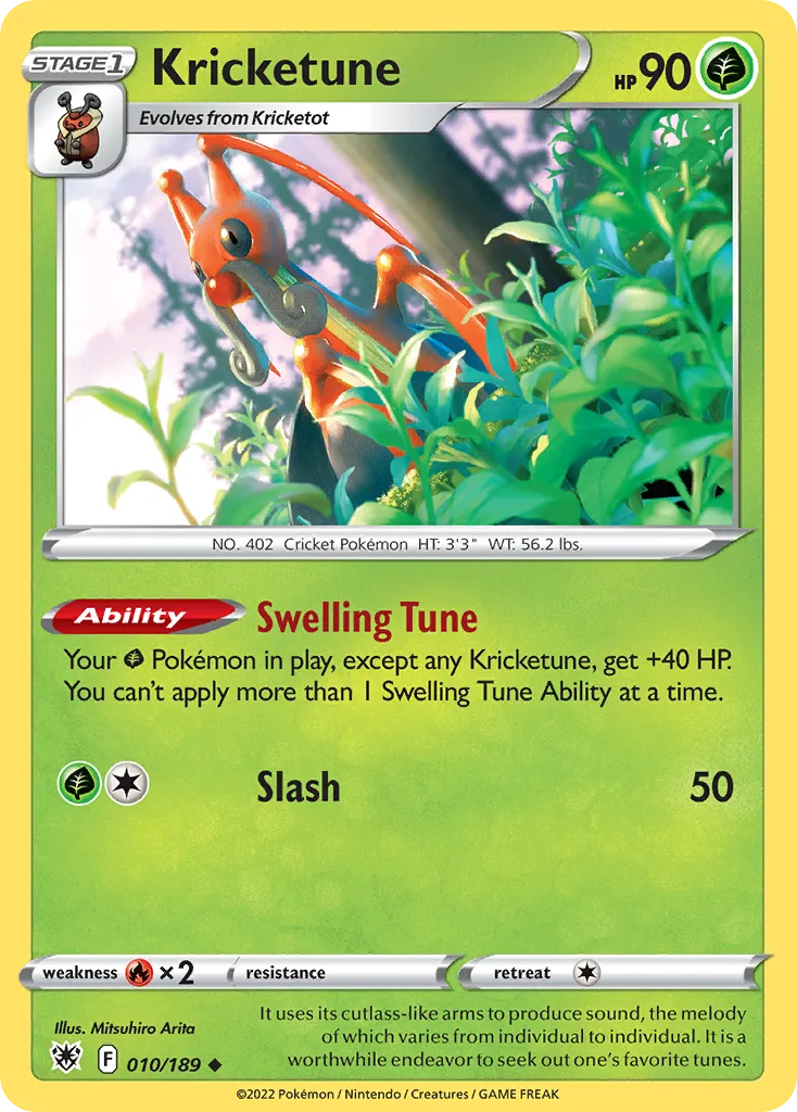 Kricketune — SWSH10: Astral Radiance — Pokémon