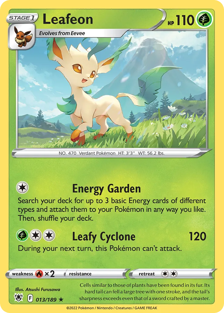 Leafeon — SWSH10: Astral Radiance — Pokémon