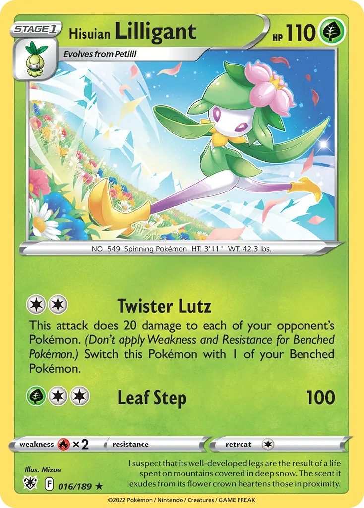 Hisuian Lilligant — SWSH10: Astral Radiance — Pokémon
