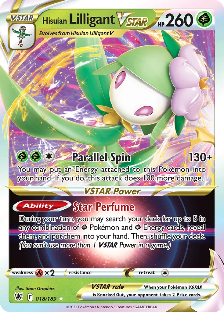 Hisuian Lilligant VSTAR — SWSH10: Astral Radiance — Pokémon
