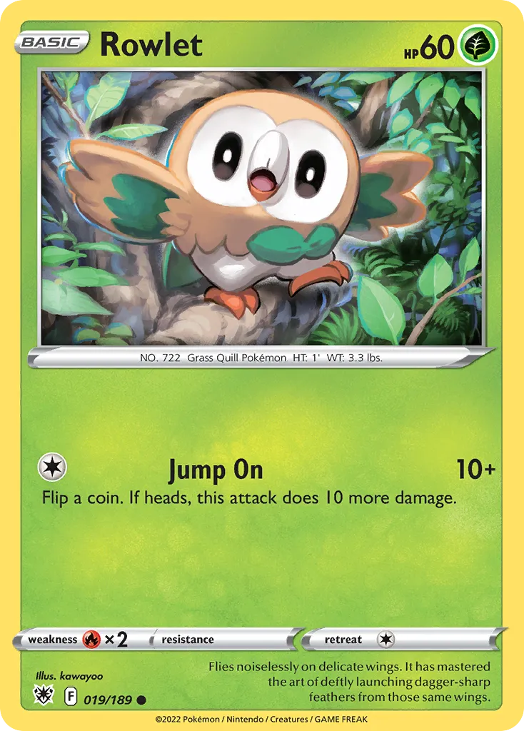 Rowlet — SWSH10: Astral Radiance — Pokémon