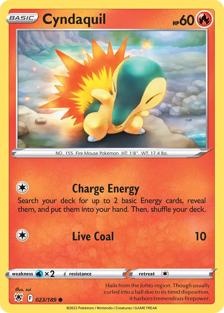 Cyndaquil — SWSH10: Astral Radiance — Pokemon
