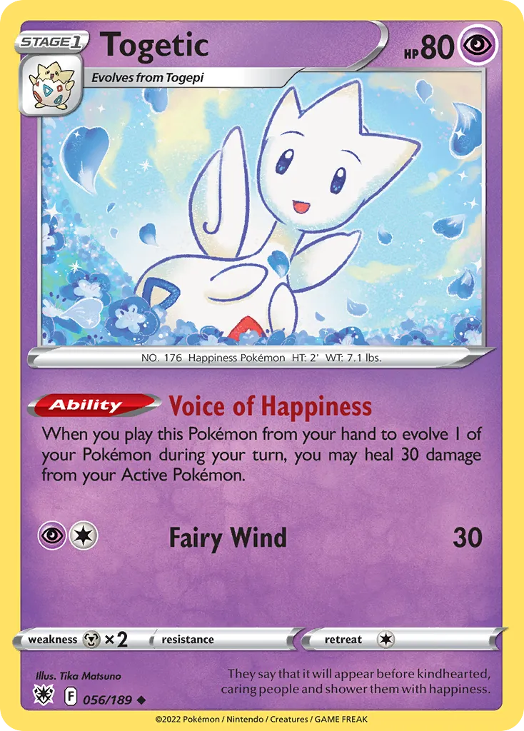 Togetic — SWSH10: Astral Radiance — Pokémon
