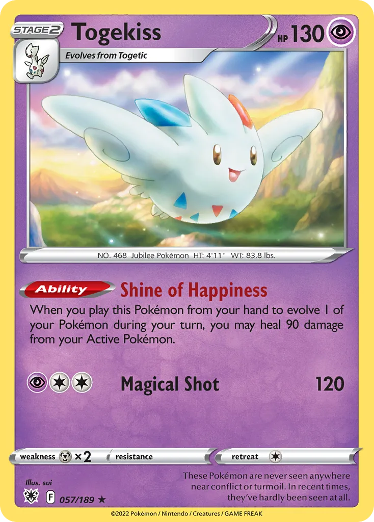 Togekiss from SWSH10: Astral Radiance - Pokemon